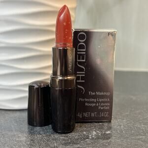 NIB Shiseido The Makeup Perfecting Lipstick P6 ROUGE AMBITION 4g‎ HTF